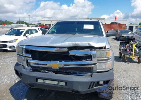 2014 Chevrolet Silverado 1500 1Lt из США, поврежденный, VIN 3GCPCREHXEG425236